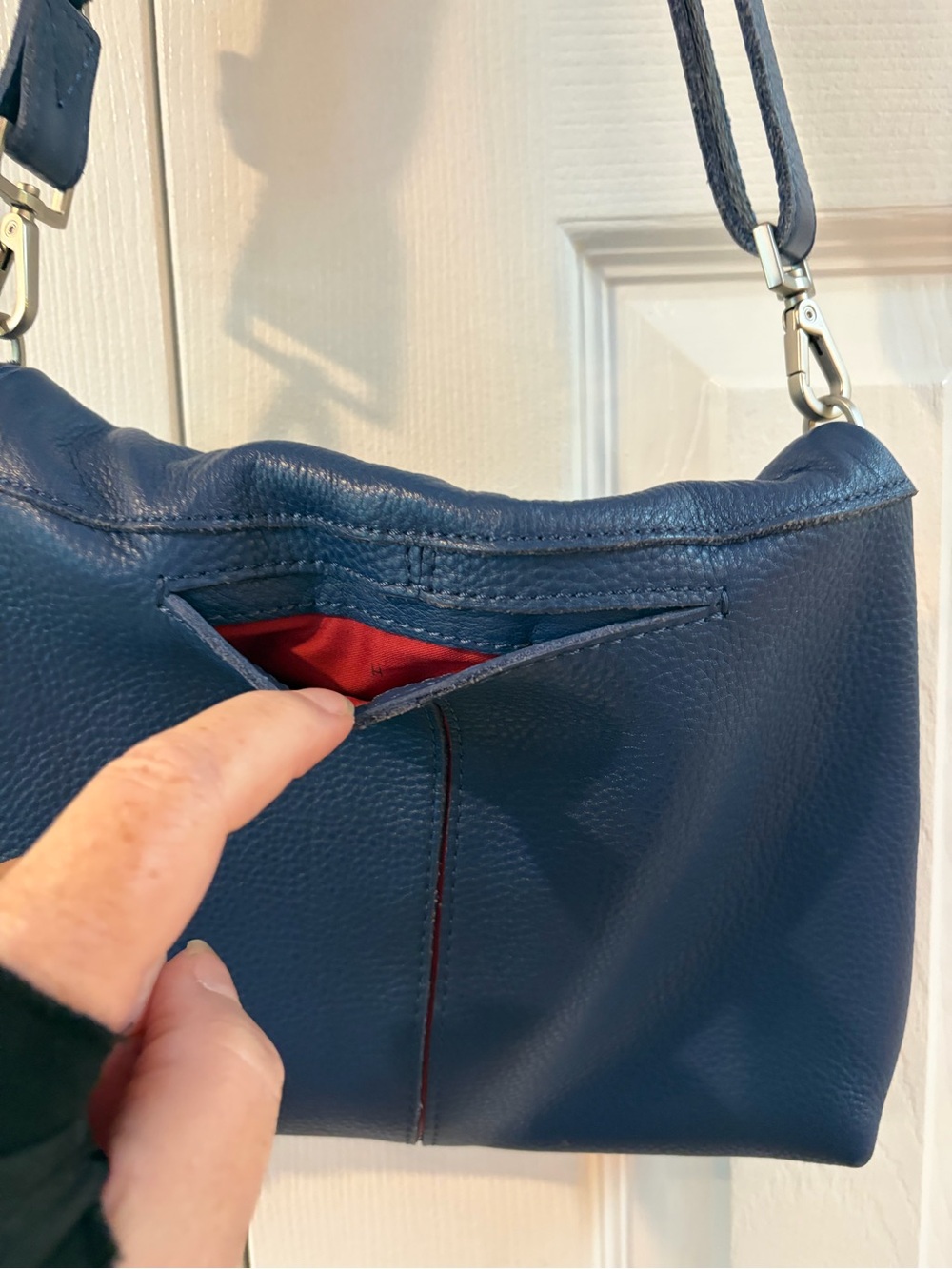 Hammitt Jazz Blues Leather VIP Limited Release VIP Crossbody Bag - Picture 8 of 16